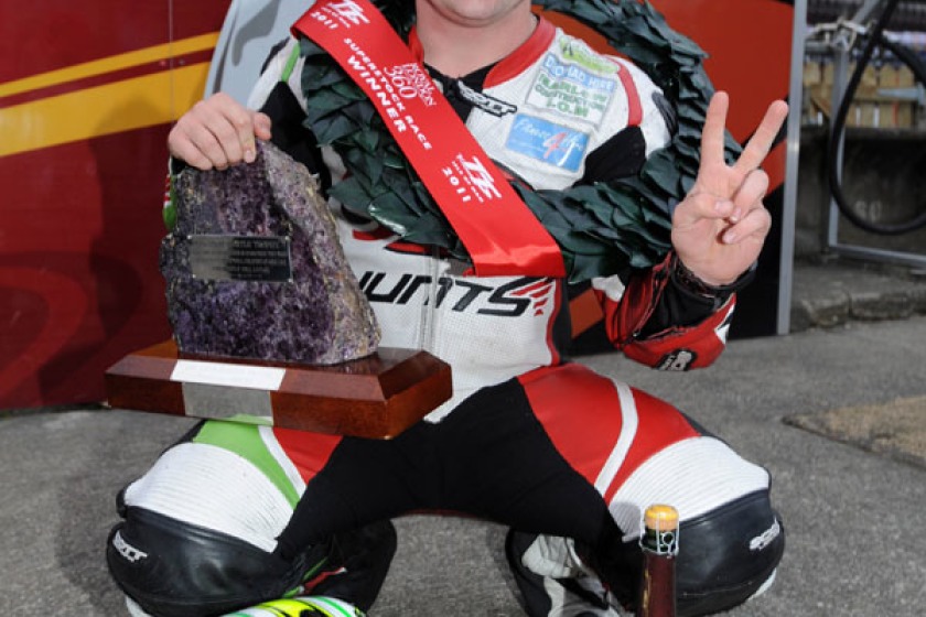 Michael Dunlop takes his second TT win.