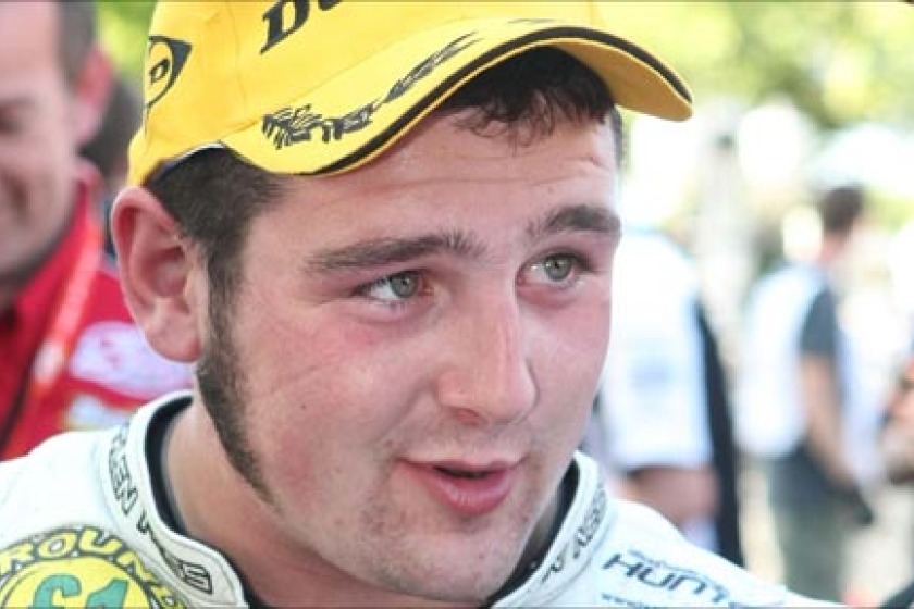 Michael Dunlop's victory charge halted by rain